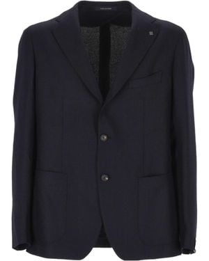 Tagliatore Single-Breasted Blazer - Blue