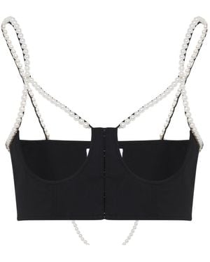 Moschino Spaghetti Strap Tank Top - Black