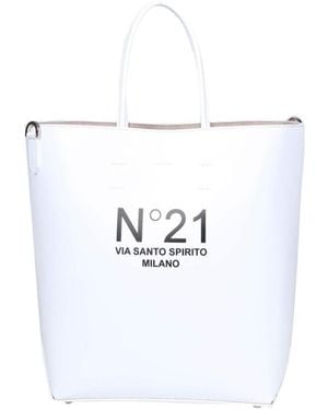 N°21 Shopping Santo Spirito Small - White