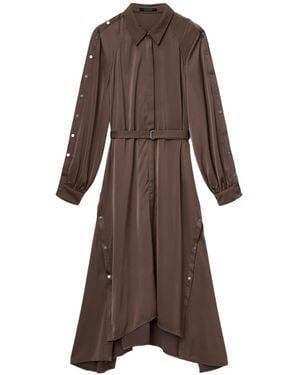 AllSaints Lexi Midi Dress - Brown