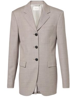 The Row Long-Sleeved Suit Jacket - Grey