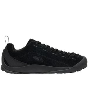 Keen Jasper Lace-Up Low-Top Trainers - Black