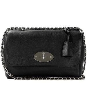 Mulberry Lily Foldover Large Shoulder Bag - Black