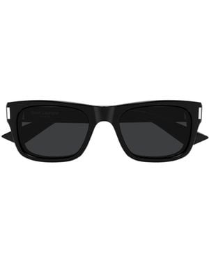 Saint Laurent Eyewear Rectangle Frame Sunglasses - Black