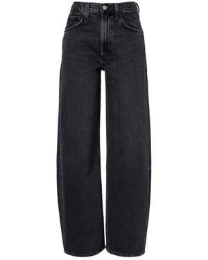 Agolde Low Curve Low-Rise Wide-Leg Jeans - Blue