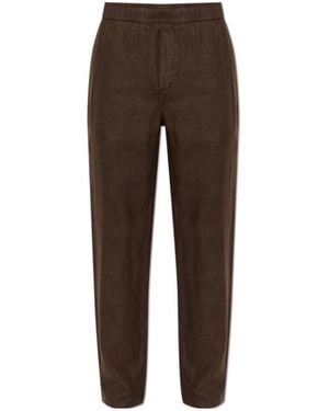 Samsøe & Samsøe Elastic Waist Casual Pants - Brown
