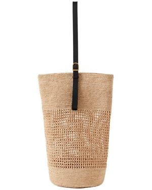 KHAITE Billie Open Top Shoulder Bag - White