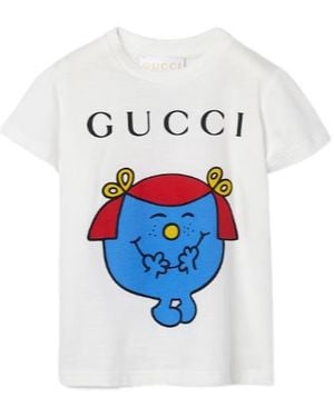 Gucci Baby Cotton T-Shirt With Print - White