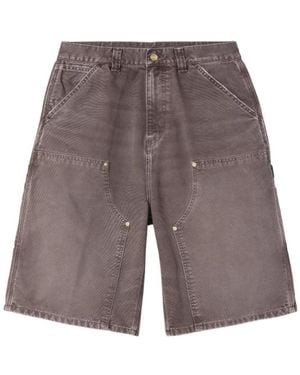 Carhartt Wip Og Double Knee Utility Shorts - Grey