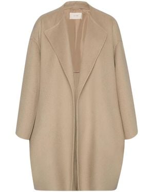 The Row Verlain Cashmere Coat - Natural