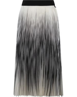 Herno Pleated Midi Skirt - Gray