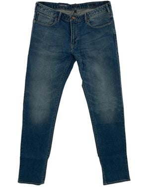 Armani Jeans Logo Jeans - Blue
