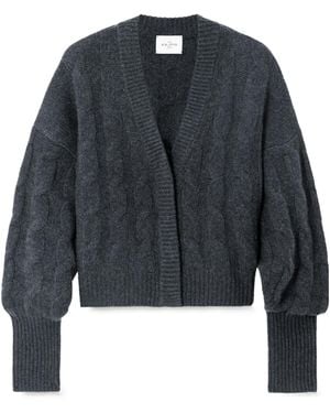 LeKasha Long-Sleeved Cardigan - Blue