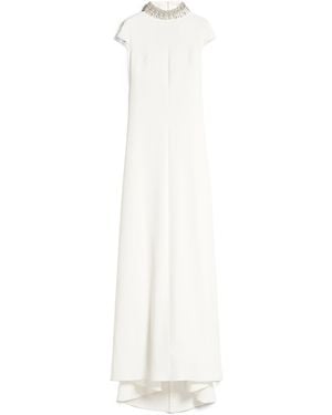Max Mara Cady Fit Flare Dress - White