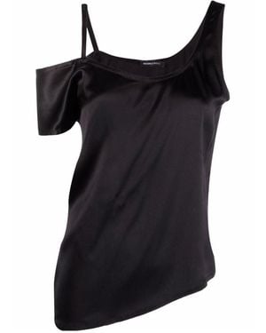 Ann Demeulemeester One-Shoulder Blouse - Black