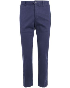 Incotex Cotton Chino Pants - Blue