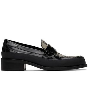 MISBHV Jacquard Monogram Loafers - Black