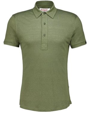 Orlebar Brown Sebastian Short Sleeved Polo Shirt - Green