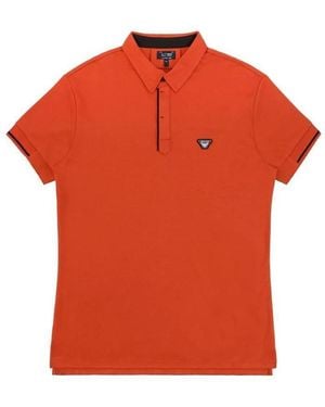 Armani Jeans Logo Polo Shirt - Orange