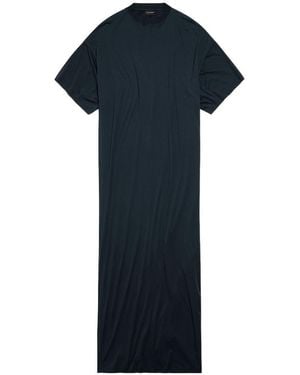 Balenciaga Cocoon Maxi Dress - Blue