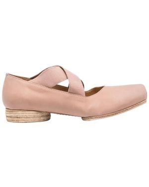 Uma Wang Ballerinas With Crossed Bands - Pink