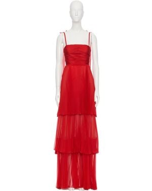 Valentino Slip Dress - Red