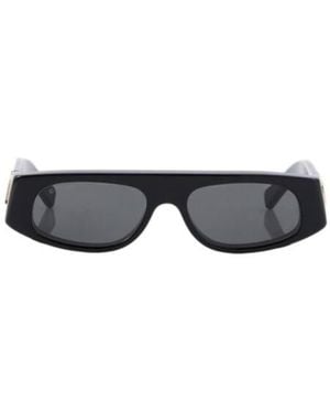 Gucci Logo Rectangular Sunglasses - White