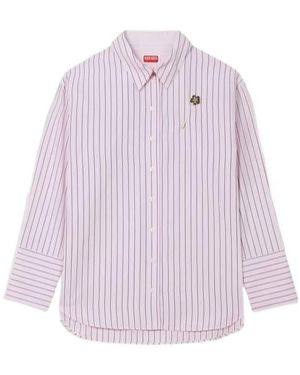 KENZO 'Boke Flower' Pin Shirt - Purple