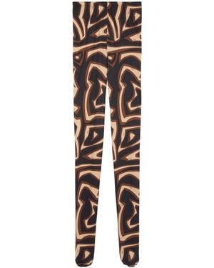 PUCCI Pucci Labirinto Print Tights - Multicolour