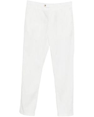 Canali Button Trousers - White