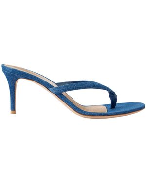 Gianvito Rossi Denim Sandals - Blue