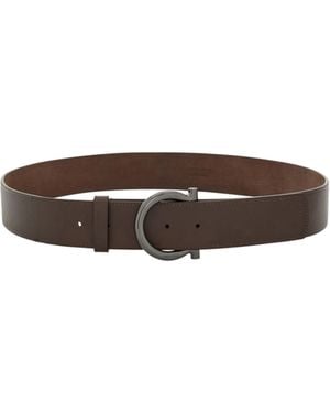 Ferragamo Fixed Belt - Brown