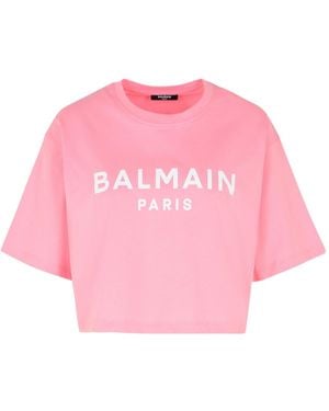 Balmain T-Shirts - Pink