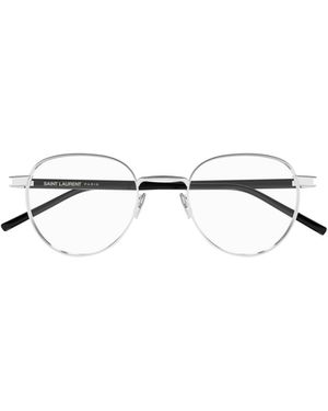 Saint Laurent Eyewear Round-Frame Glasses - Multicolour