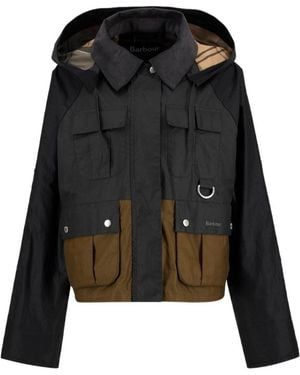 Barbour Liza Waxed Jacket - Black