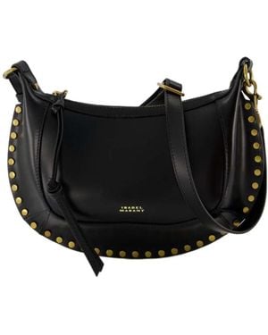 Isabel Marant Logo Shoulder Bag - Black