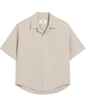 Ami Paris Ami De Coeur Short Sleeved Shirt - White