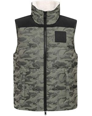 Moose Knuckles Upright Neck Down Vest - Gray