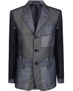 Comme des Garçons Single-Breasted Jacket - Black