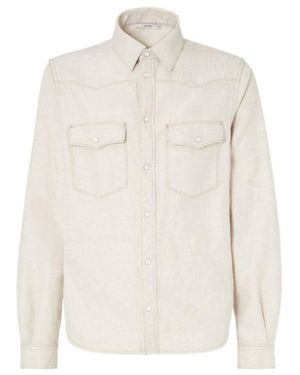 Fendi Ivory Selleria Denim Shirt - White