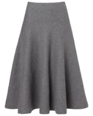 Alaïa Midi Skirt - Gray