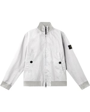 Stone Island Bomber Jacket - White