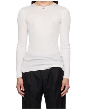 Enfants Riches Deprimes Long-Sleeved Sweater - White