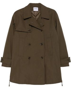 Aspesi Double-Breasted Storm-Flap Jacket - Green