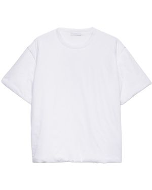 Prada Padded Cotton T-Shirt - White