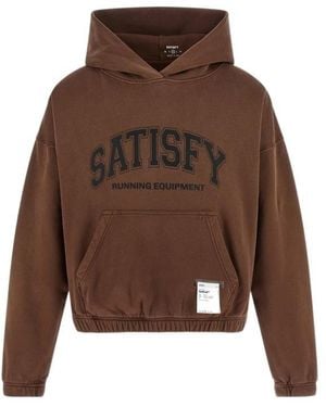 Satisfy Long-Sleeved Sweatshirt - Brown