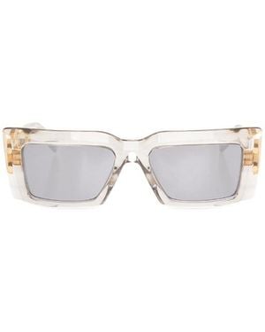 Balmain Logo Sunglasses - White