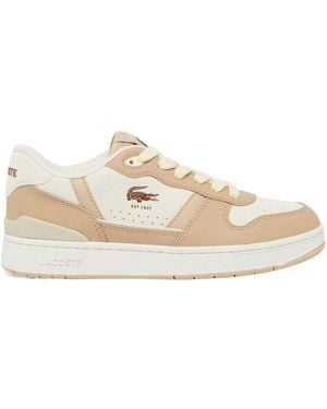 Lacoste Striped Casual Shoes - Natural