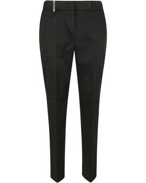 Peserico Casual Trousers With Belt Loops - Black