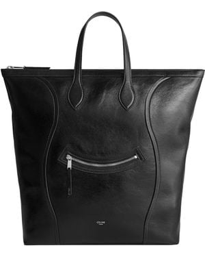 Celine Vertical Cabas Smile Luggage - Black
